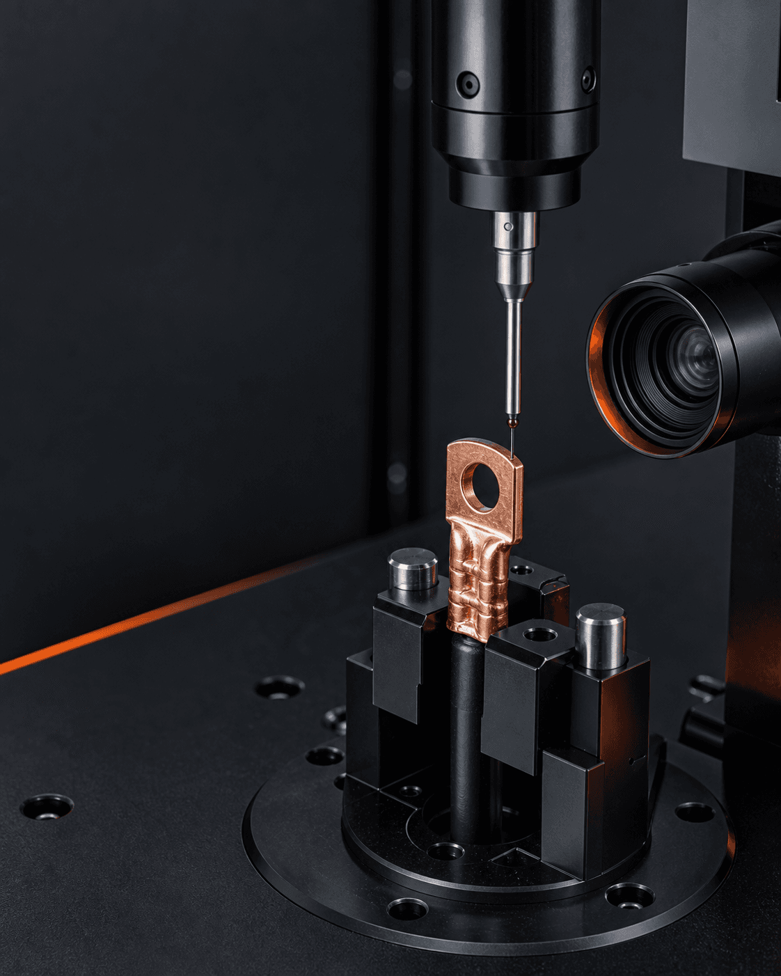Optik krimp kalite kontrol istasyonu